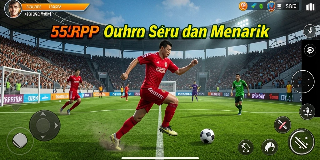 Tampilan gameplay seru dari 55RP dengan aksi olahraga yang mendebarkan.