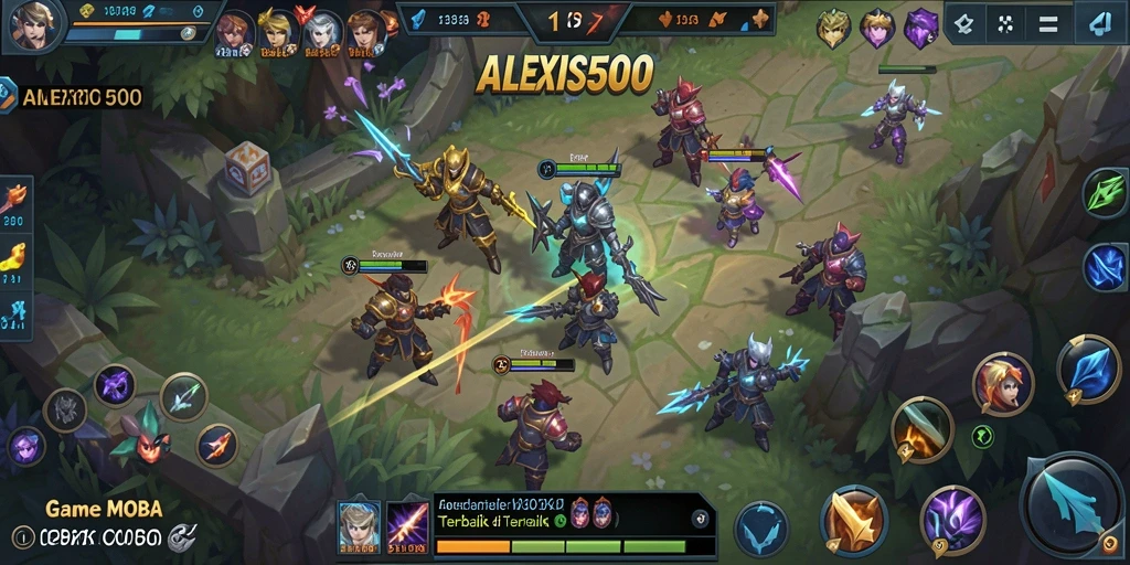 Tampilan menarik dari gameplay ALEXIS500 yang penuh aksi.