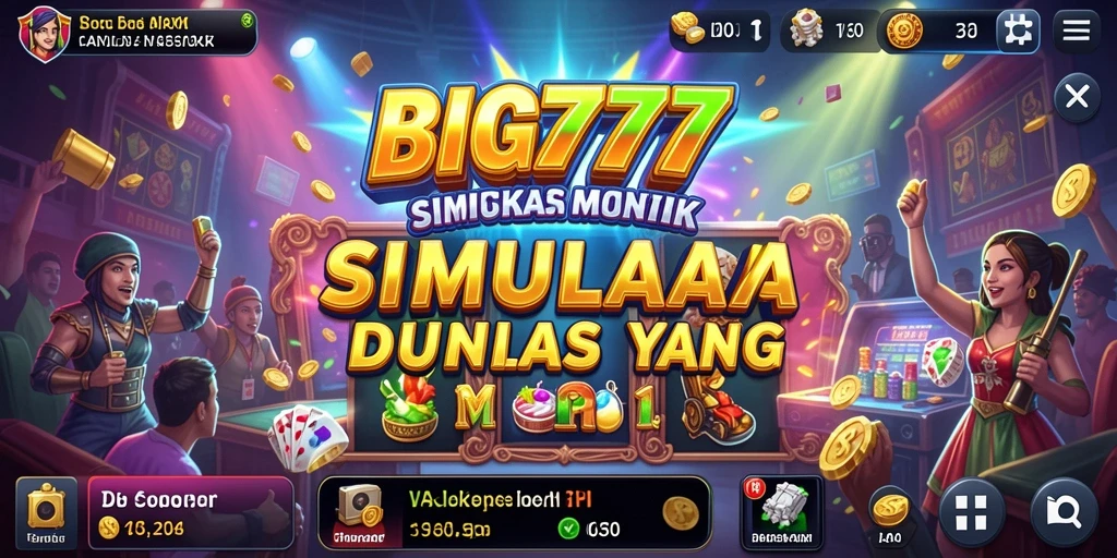 Screenshot utama BIG777 menampilkan pengalaman gameplay yang realistis dan mengasyikkan.
