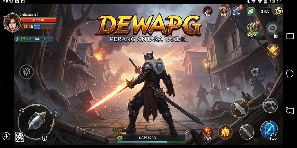 Tampilan gameplay DEWAPG yang mendebarkan dan intens.