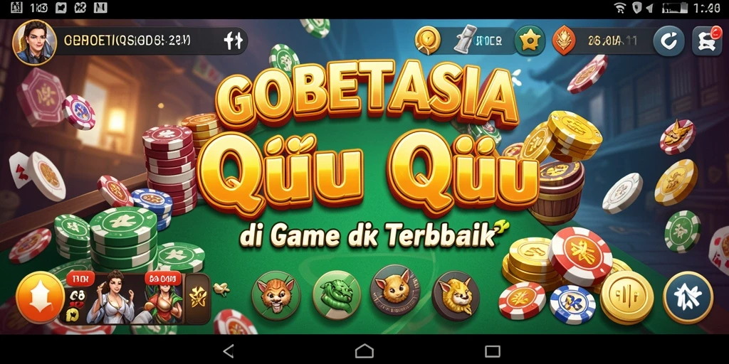 Tampilan menarik saat bermain QiuQiu di GOBETASIA.