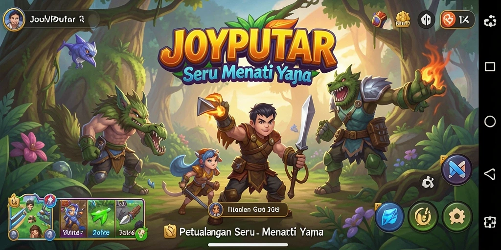 Gameplay seru JOYPUTAR yang penuh petualangan dan tantangan.