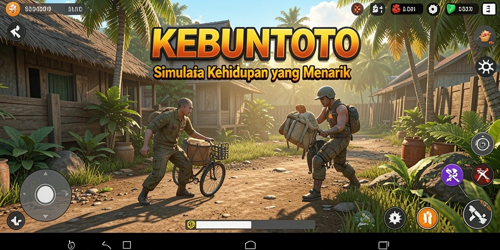 Tampilan gameplay KEBUNTOTO yang menarik dalam simulasi kehidupan.