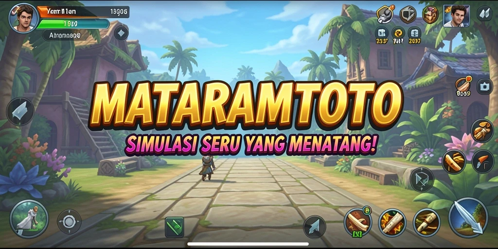 Tampilan gameplay seru dari MATARAMTOTO dalam dunia simulasi.