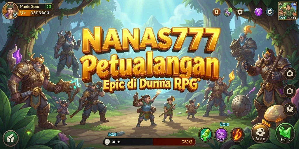 Tangkapan layar gameplay <strong>NANAS777</strong> menunjukkan pertarungan mendebarkan di dunia fantasi.